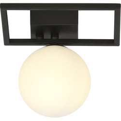 Minimalistische plafondlamp Sorrentino Zwart