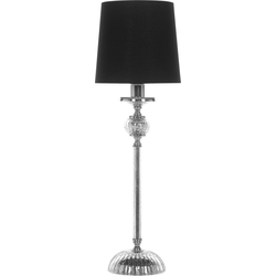 Beliani KUBENA - Tafellamp-Zwart-Metaal, Glas