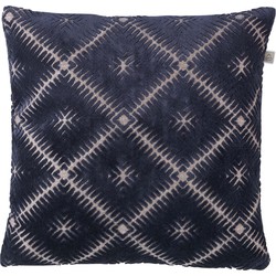 Dutch Decor ASWAN - Kussenhoes donkerblauw 45x45 cm - Dutch Decor