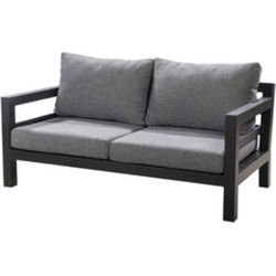 Midori sofa 2 seater alu black/panther black
