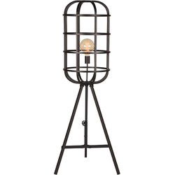 LABEL51 Vloerlamp Twine - Zwart - Metaal