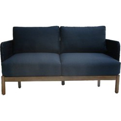 KOLBE 2 SEATER SOFA (000314)  -  STEEL NAVY BLUE