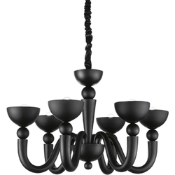 Ideal Lux - Blanche - Hanglamp - Metaal - E14 - Zwart