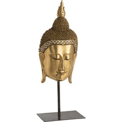  J-Line Decoratie Beeld Boeddha Voet Poly - Goud 