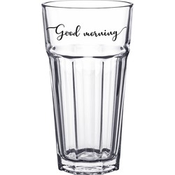 Clayre & Eef Waterglas  320 ml Glas Good morning Drinkbeker
