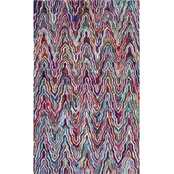 Safavieh Transitional Indoor Hand Getuft Vloerkleed, Nantucket Collectie, NAN312, in Multi, 183 X 274 cm