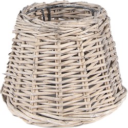 Clayre & Eef Lampenkap  Ø 20x15 cm Bruin Rotan Rieten Lampenkap