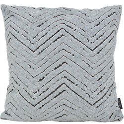Sierkussen Chenille Chevron Grijs | 45 x 45 cm | Polyester