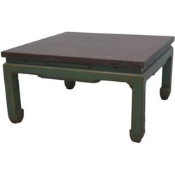 Fine Asianliving Chinese Salontafel Groen B84xD84xH45cm