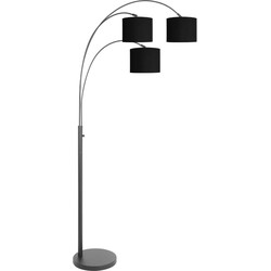 Steinhauer vloerlamp Sparkled light - zwart -  - 3977ZW
