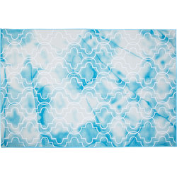 Beliani ELAZIG - Laagpolig-Blauw-Polyester