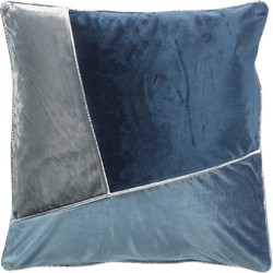 Dutch Decor MELLE - Sierkussen blauw 45x45 cm