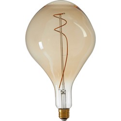 Light&living Deco LED peer Ø16x28 cm ASYM 4W amber E27 dimbaar