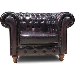 Chesterfield No Leather | Fauteuil My Chesterfield | NAL Antiek Rood