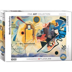 Eurographics Eurographics Puzzel Yellow Red Blue - Wassily Kandinsky (1000 stukjes)