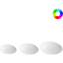 Beliani FARALLON - Decoratieve LED lamp voor buiten-Wit-Polypropyleen