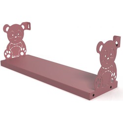 Gorillz Panda Kids - Kinderkamer - Babykamer - Boekenplank - Roze - Staal