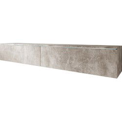 Meubella TV-Meubel Dixon - Betonlook - 180 cm