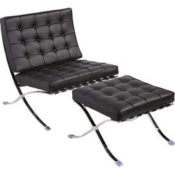 Mies van der Rohe Lounge Stoel & Ottoman, Chicago