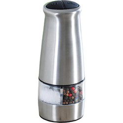 Kesper Pepermolen - elektrisch - zoutmolen - RVS - 17,5 cm - Peper en zoutstel