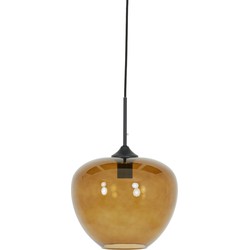 Hanglamp Mayson - Bruin Glas - Ø30cm