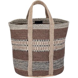 PTMD Mand Toccara - 30x30x45 cm - Jute - Bruin