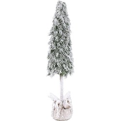 PTMD Kerstversiering Boom Trixie - 18x18x80 cm - Imitatie Bont - Groen