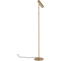 Paris Floor Lamp - Lamp in brass with a 210 cm fabric cord Bulb: GU10/5W LED IP20