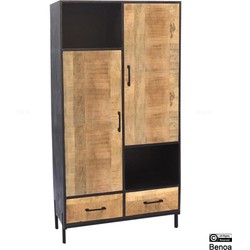 Benoa Tipton Sterre 2 Drawer 2 Door Cabinet 90 cm