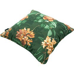 Sierkussen 50x50 met paspel Lua groen (4 stuks)