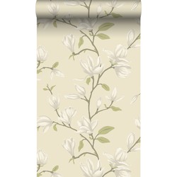 Origin Wallcoverings behang magnolia ivoor wit - 53 cm x 10,05 m - 347045