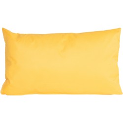 Buiten/woonkamer/slaapkamer kussens in het geel 30 x 50 cm - Sierkussens