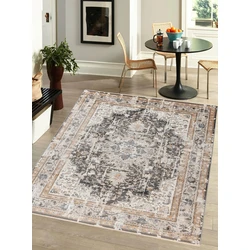 Petra Vintage Taupe vloerkleed - Medaillon - 160 X 230 CM