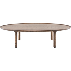Mu coffee table houten salontafel donker eiken - 120 x 65 cm