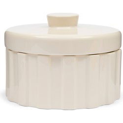 Riviera Maison Clay Ribbed Storage Jar Wide