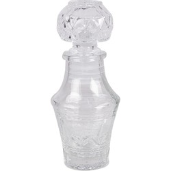 Clayre & Eef Decoratie Fles 50 ml Transparant Glas