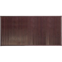 Bruin mokka bamboe badmat 122 x 61 cm
