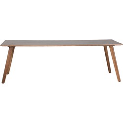 Eettafel Naturel - 240x90x76cm - Mangohout - Tafel Oslo