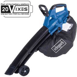 SCHEPPACH BC-BLV720-X 20V IXES accu bladblazer/stofzuiger - Debiet 210km/u - 45L - zonder accu of lader