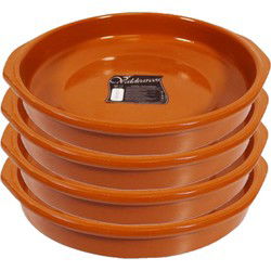 Grote tapas ovenschaal Alicante - 4x - met handvatten - 32 cm - Snack en tapasschalen