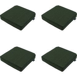 Madison -  Zitkussen Green canvas eco+ - Ca. 40x40 cm - Set van 4
