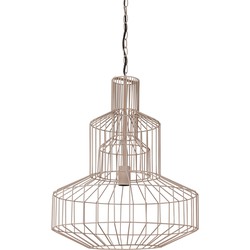 Light & Living - Hanglamp Fynn - 50x50x60 - Bruin