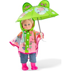 Heless Heless poppenkleding regenjas met paraplu 28-35cm