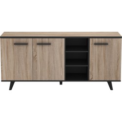 Buffet 3 Deuren en 3 Nissen L160,7 cm - Wayne