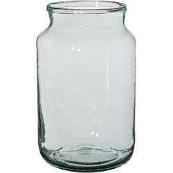 Mica Decorations Vaas - cilinder - glas - 18 x 30 cm - Vazen