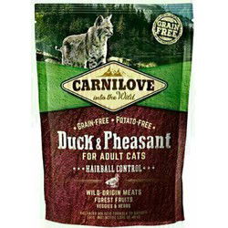 CARNILOVE DUCK / PHEASANT HAIRBALL 400 GR