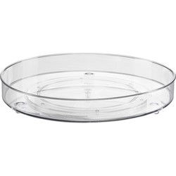 XIVADA Draaiplateau Suna - 27 cm - Lazy Suzan - Pet - Transparant
