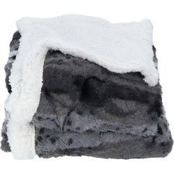 Super zachte Fleece Plaid Grizzlybeer print - 150x200cm - wasbaar