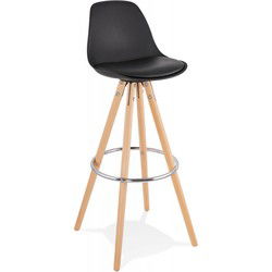 TATAMI design barkruk 42x42x95 cm Zwart