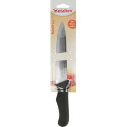 Metaltex Basic Line Kookmes 28 cm Zwart/RVS